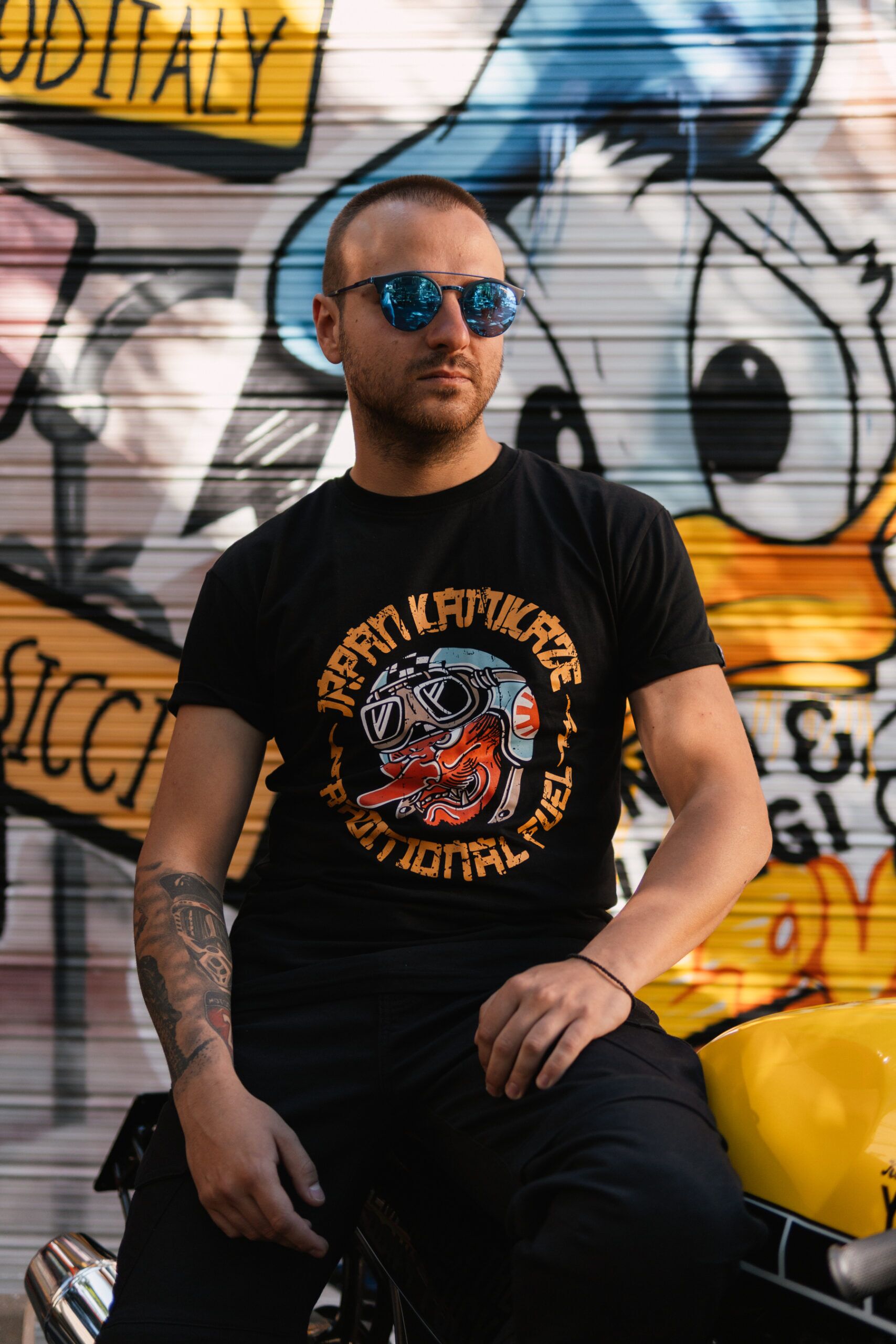 Japan Kamikaze - Men T-shirt - lifeonwheels2012